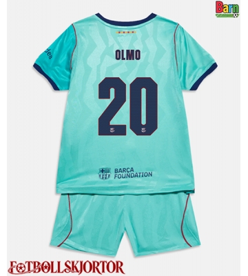 Barcelona Dani Olmo #20 Tredje Kläder Barn 2026-27 Kortärmad (+ Korta byxor)